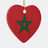 Maroc - Ornement cardiaque du drapeau (Droite)