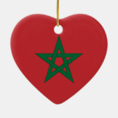 Maroc - Ornement cardiaque du drapeau (Dos)
