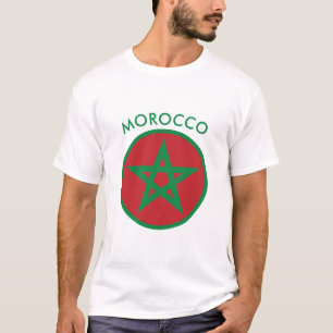 Maroc - T-Shirt Drapeau Marocain.