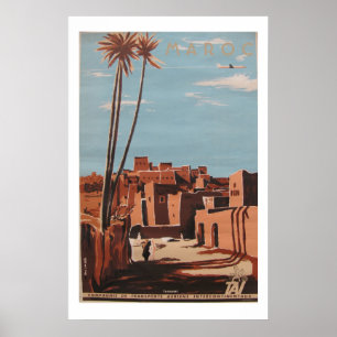 maroc Travel Poster
