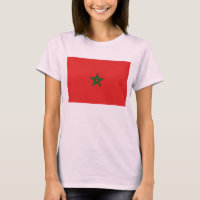 Marocain Drapeau x Carte T-shirt