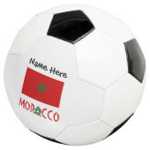 Marocain et drapeau marocain avec votre nom Footba (3/4)