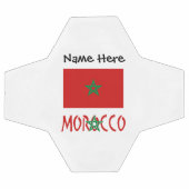 Marocain et drapeau marocain avec votre nom Footba (Plat)