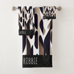 Marocco Triangle Géométrique Brown Motif