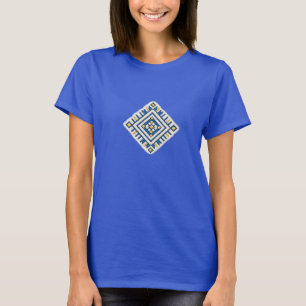 Marokkaans Amazigh Borduurpatroon Traditioneel T-shirt