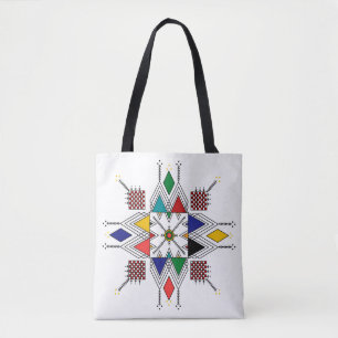 Marokkaans Amazigh Geometrisch Patroon Tradition Draagtas