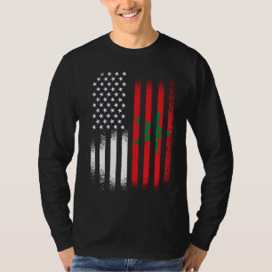 Marokkaans-Amerikaanse erfgoedmaand Marokko Patrio T-shirt