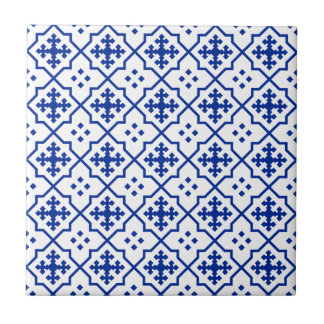 Marokkaans blauw tegeltje