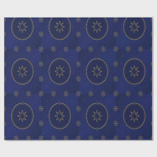 Marokkaans celestiaal goud ster inpakpapier