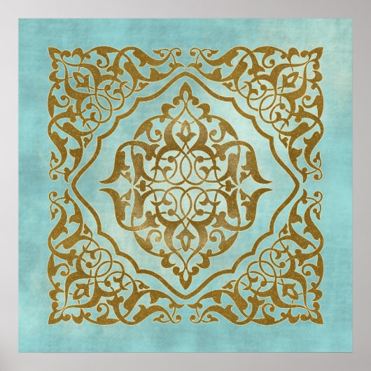 Marokkaans design - Poster (Voorkant)