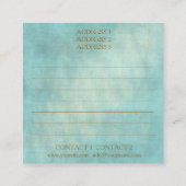 Marokkaans design - Visitekaartje (Achterkant)