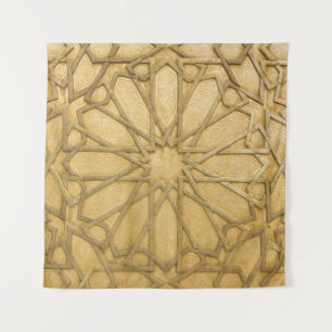 Marokkaans deurdetail: traditioneel . wandkleed