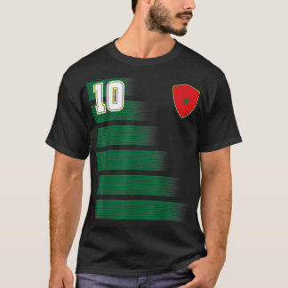 Marokkaans Football Marokko Soccer Jersey Retro 10 T-shirt