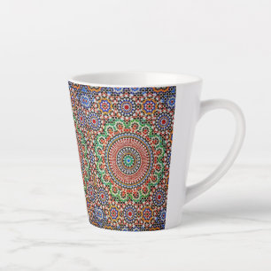 Marokkaans geometrisch patroon latte mok