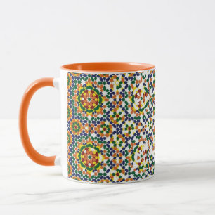 Marokkaans Geometrisch Patroon Mok