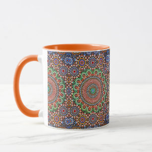 Marokkaans geometrisch patroon mok