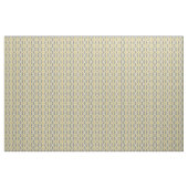 Marokkaans Ikat Blue Yellow Pattern Stof (Yard (91,4 cm))