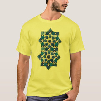 Marokkaans islamitisch geometrisch sterpatroon wat t-shirt