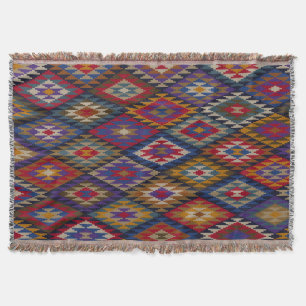 Marokkaans Kilim Boho-ontwerp Deken