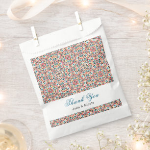 Marokkaans Lattice Geometrisch Mandala Bruiloft Bedankzakje