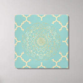 Marokkaans Mandala - Wrapped Canvas