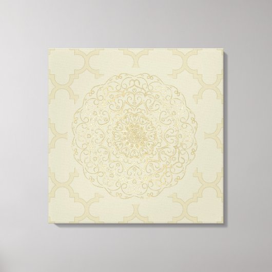 Marokkaans Mandala - Wrapped Canvas (Voorkant)