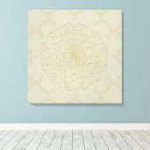 Marokkaans Mandala - Wrapped Canvas (Insitu (Houten vloer))