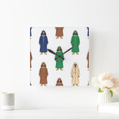 Marokkaans motief vierkante klok (Huis)