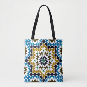 Marokkaans Mozaïek Traditioneel Geometrisch Boho P Draagtas