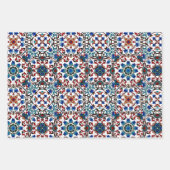 Marokkaans, mozaïek, Turks, Inpakpapier Vel (Voorkant 3)