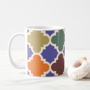 Marokkaans mozaïekpatroon koffiemok