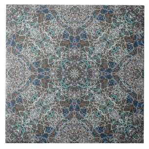 Marokkaans nobele romantische mandala patroon tegeltje