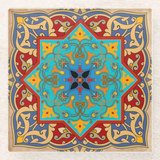 Marokkaans Onderzetter (Voorkant)