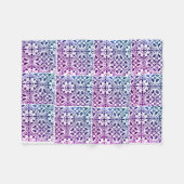 Marokkaans ontwerp Arabisch Fleece Deken (Voorkant (Horizontaal))