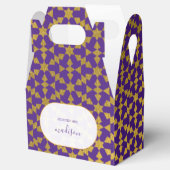 Marokkaans Paars & Goud Feest Bedankdoosjes (Geopend)