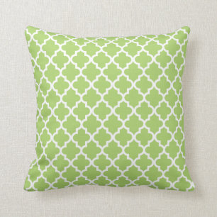 Marokkaans patroon Lime Green Kussen