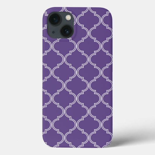 Marokkaans patroon | Rich Paars Case-Mate iPhone Case (Achterkant)