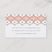 Marokkaans patroon visitekaartje (Achterkant)