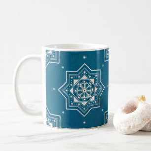 Marokkaans Portugees blauw Azulejos Tile Pattern Koffiemok