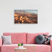 Marokkaans schilderij van Atlas Canvas Afdruk (Insitu (Woonkamer))