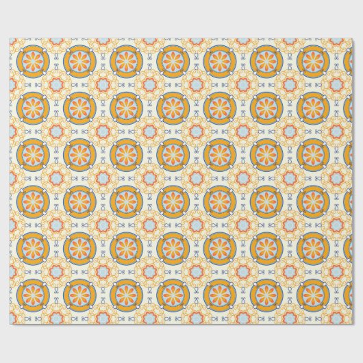 Marokkaans tapijtenpapier cadeaupapier (Vlak)