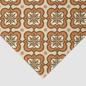 Marokkaans tegelpatroon - Rust en Tan Tissuepapier (Detail)