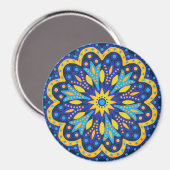 Marokkaans Tile Magnet Magneet (Voorkant / Achterkant)