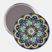 Marokkaans Tile Magnet Magneet (Voorkant / Achterkant)