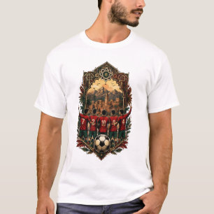 Marokkaans voetbalelftal vintage T-shirt Marokka