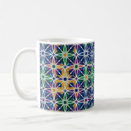 Marokkaans Zellige Geometrisch Tegelpatroon  Koffiemok