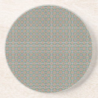 Marokkaans Zellige Patroon Geometrische Onderzette Zandsteen Onderzetter