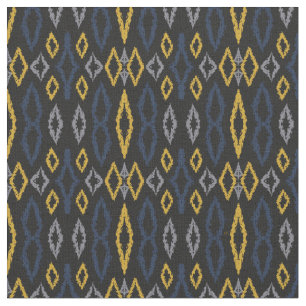 Marokkaans zwart-wit blauwpatroon stof