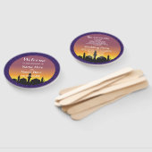 Marokkaanse Arabische Nachten Trouwprogramma Hand  Handwaaier (Niet-gemonteerd)