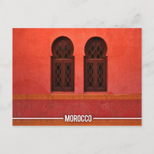 Marokkaanse architectuur, Marrakesh Stad Marokko Briefkaart